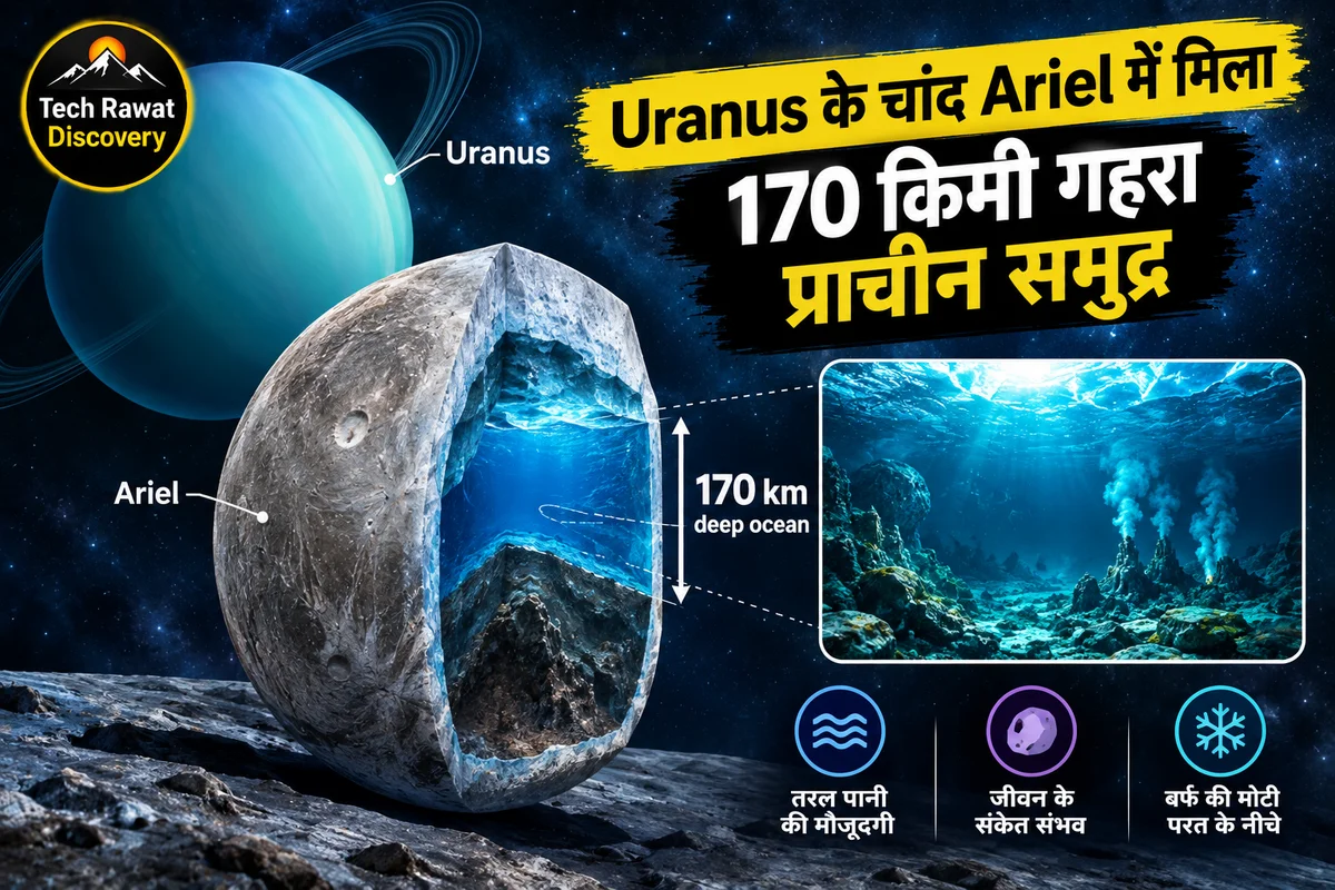 Uranus के चांद में मिला 170 KM गहरा प्राचीन समुद्र — नई खोज