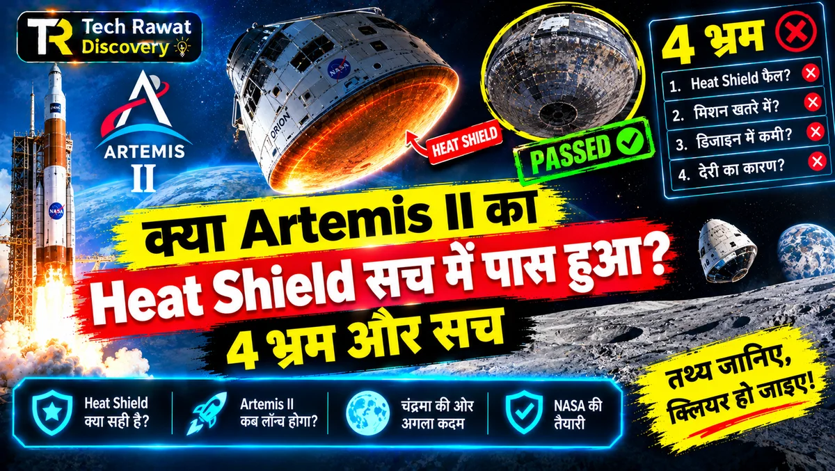 क्या Artemis II का Heat Shield सच में पास हुआ? 4 भ्रम और सच