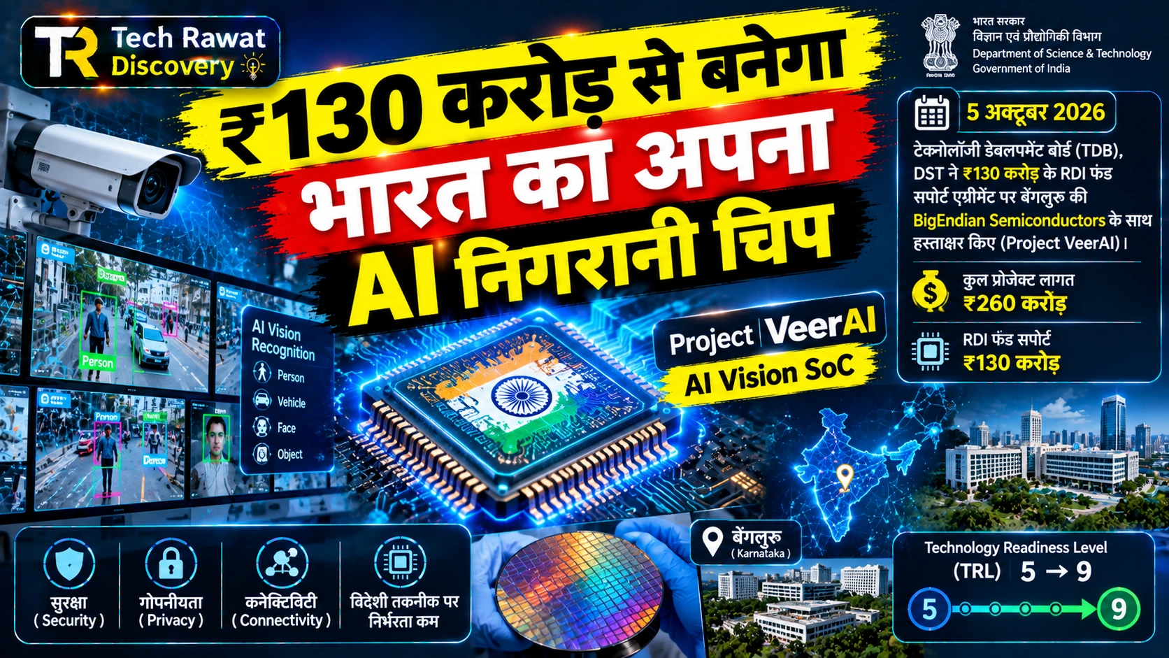 ₹130 करोड़ से बनेगा भारत का अपना AI निगरानी चिप