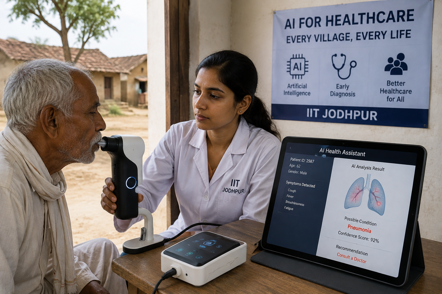 गांव में Doctor नहीं तो AI बीमारी पहचानेगा — IIT Jodhpur का बड़ा प्रयोग