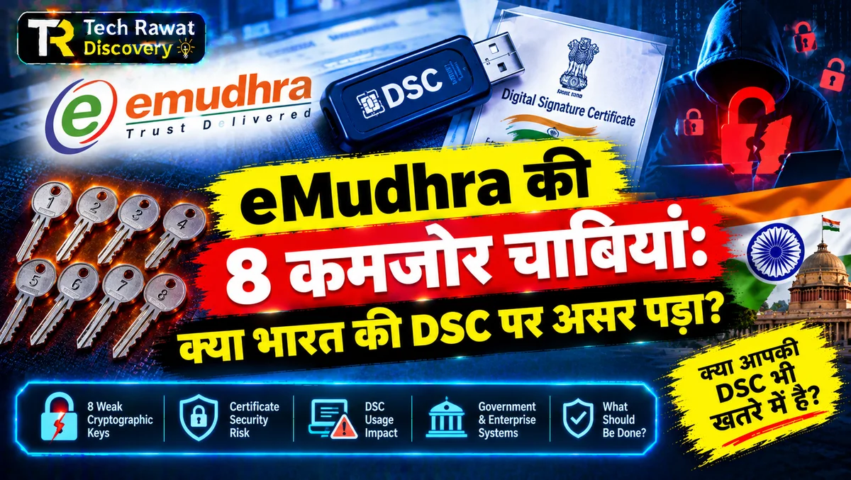 eMudhra की 8 कमज़ोर चाबियां: क्या भारत की DSC पर असर पड़ा?