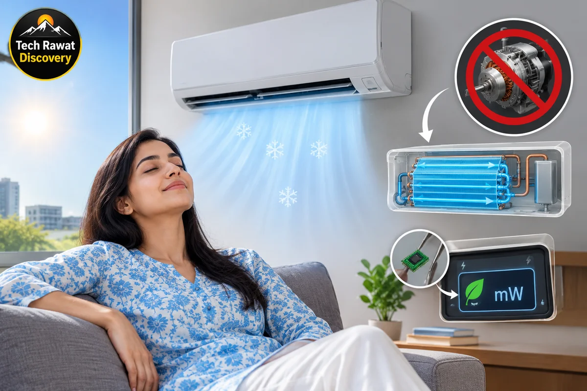 बिना Motor के अब गर्मी से ही होगी Cooling — नई तकनीक की पहली झलक