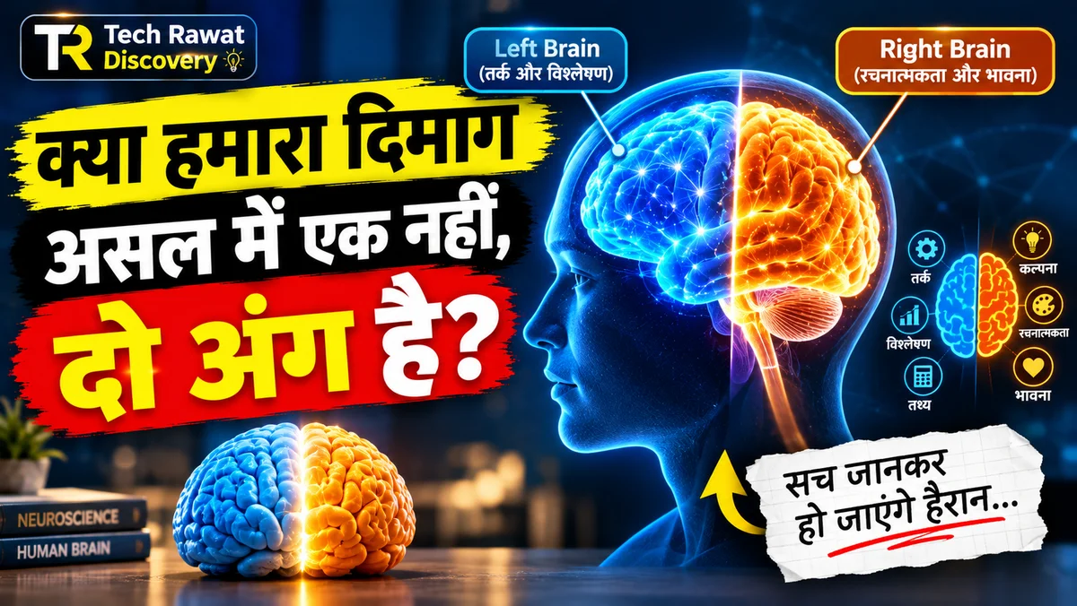 क्या हमारा दिमाग असल में एक नहीं, दो अलग अंग है?
