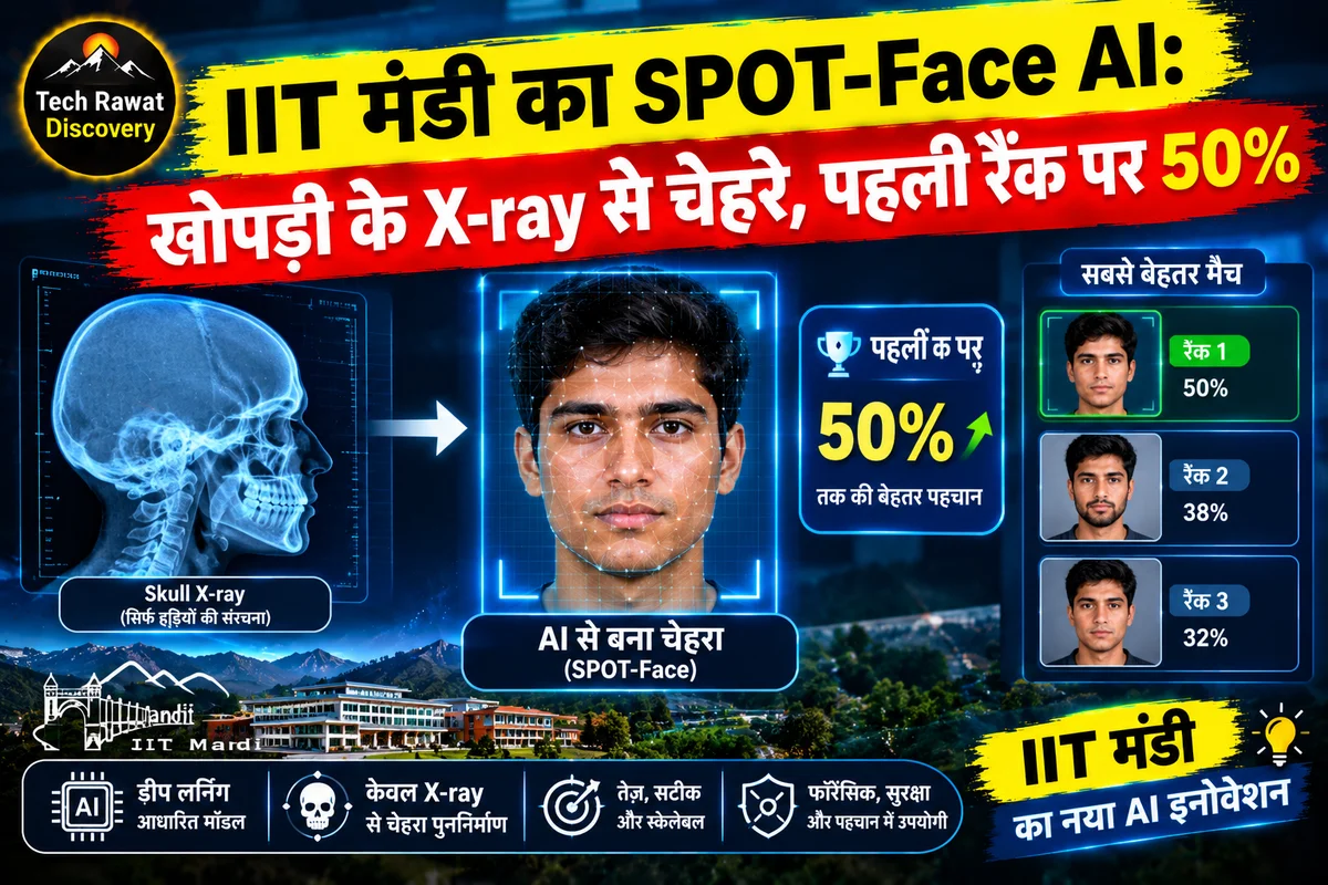 IIT मंडी का SPOT-Face AI: खोपड़ी के X-ray से चेहरे, पहली रैंक पर 50%