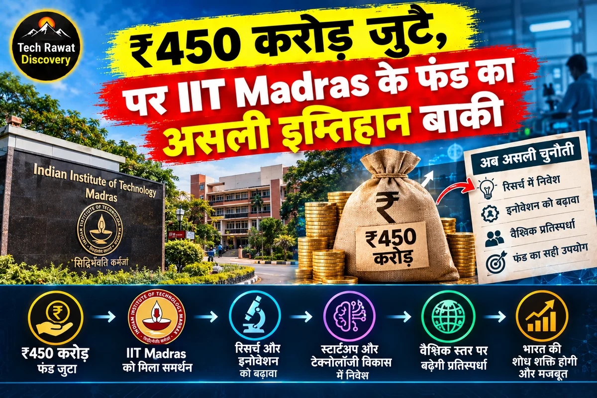 ₹450 करोड़ जुट गए, पर IIT Madras के Fund की असली परीक्षा अभी बाकी