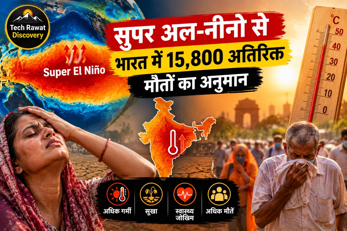 सुपर El Niño से भारत में 15,800 अतिरिक्त मौतों की आशंका — नई रिपोर्ट