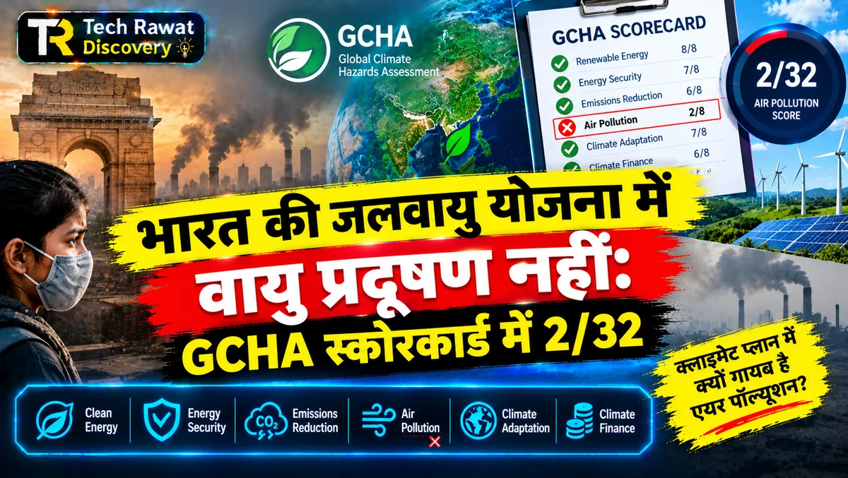 भारत की जलवायु योजना में वायु प्रदूषण नहीं: GCHA स्कोरकार्ड में 2/32