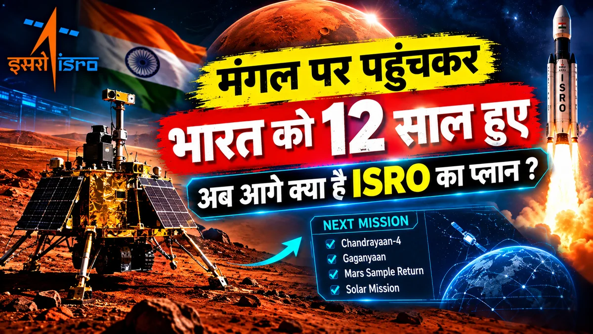मंगल पर भारत को पहुंचे 12 साल हुए — अब ISRO का अगला प्लान क्या है?