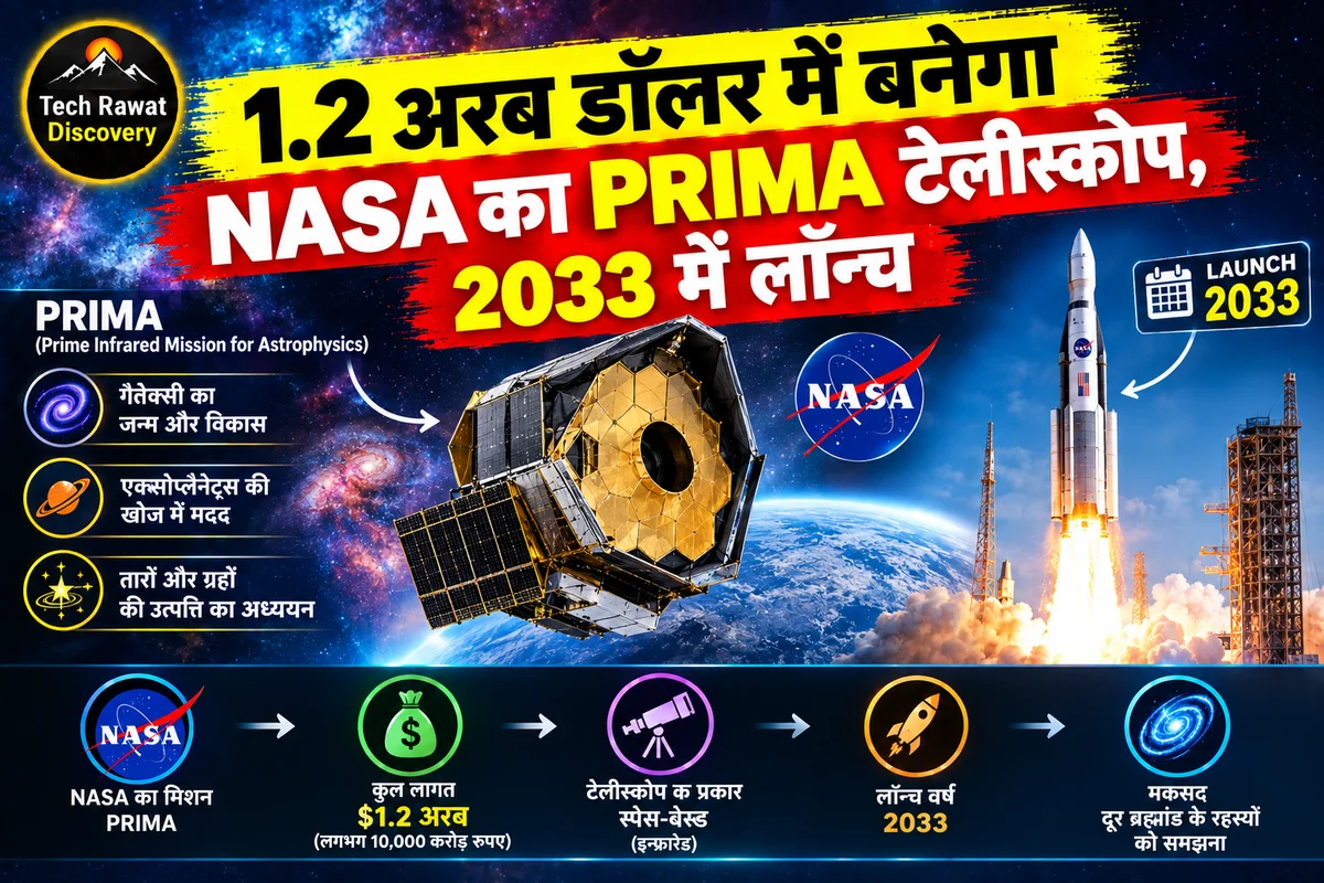 1.2 अरब डॉलर का NASA Telescope 2033 में जाएगा Space — क्या है खास?