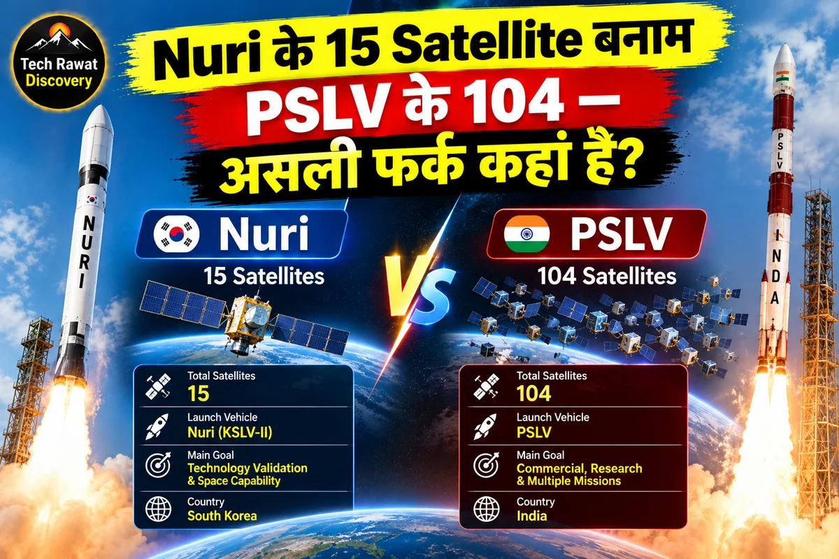 Nuri के 15 Satellite बनाम PSLV के 104 — असली फर्क कहां है?