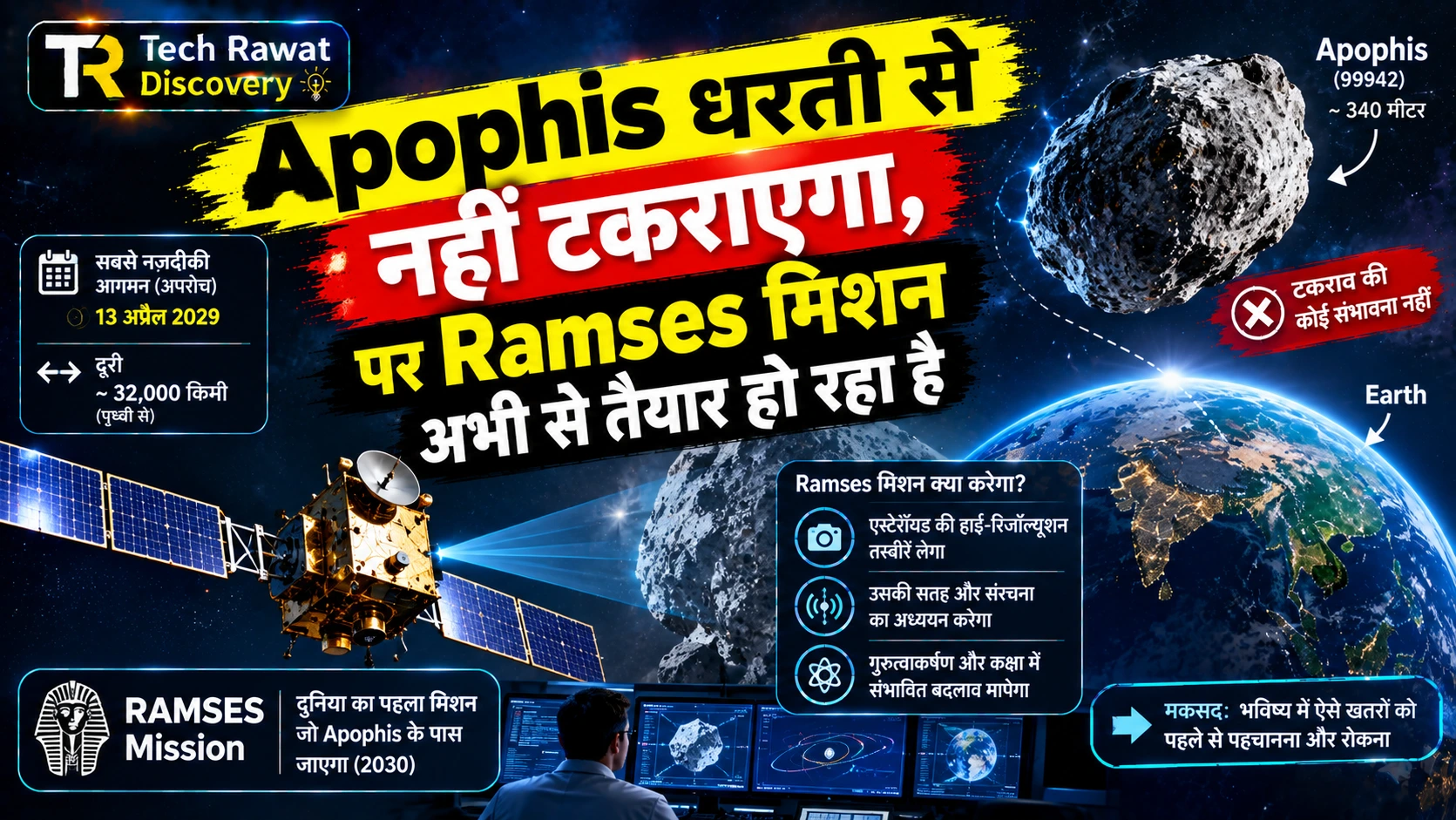 Apophis धरती से नहीं टकराएगा, पर Ramses मिशन अभी से तैयार हो रहा है