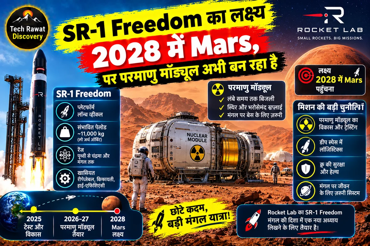 SR-1 Freedom का लक्ष्य 2028 में Mars, पर परमाणु मॉड्यूल अभी बन रहा है